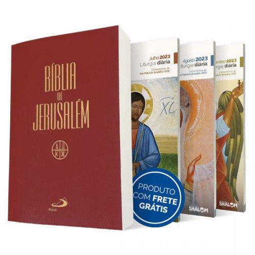 Bíblia Jerusalém Cristal + Ass. PDV