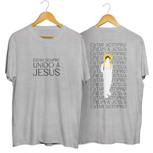 Camisa Unissex Estar Sempre Unido A Jesus - Carlo Acutis