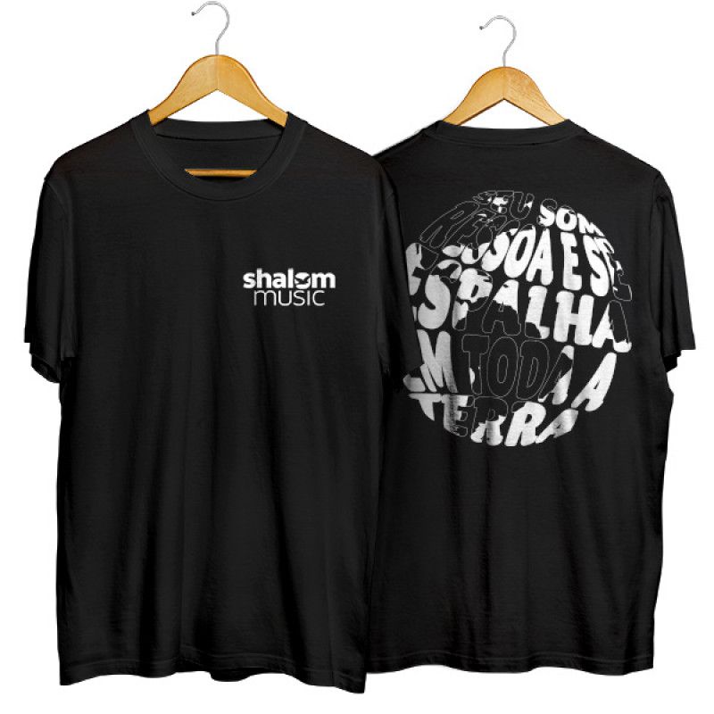 Camisa Unissex Shalom Music - Preta