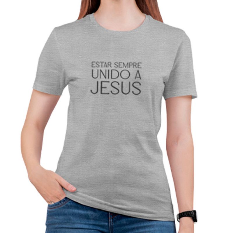 Camisa Unissex Estar Sempre Unido A Jesus - Carlo Acutis