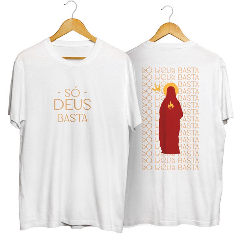Camisa Unissex Só Deus Basta - Santa Teresa D'Ávila