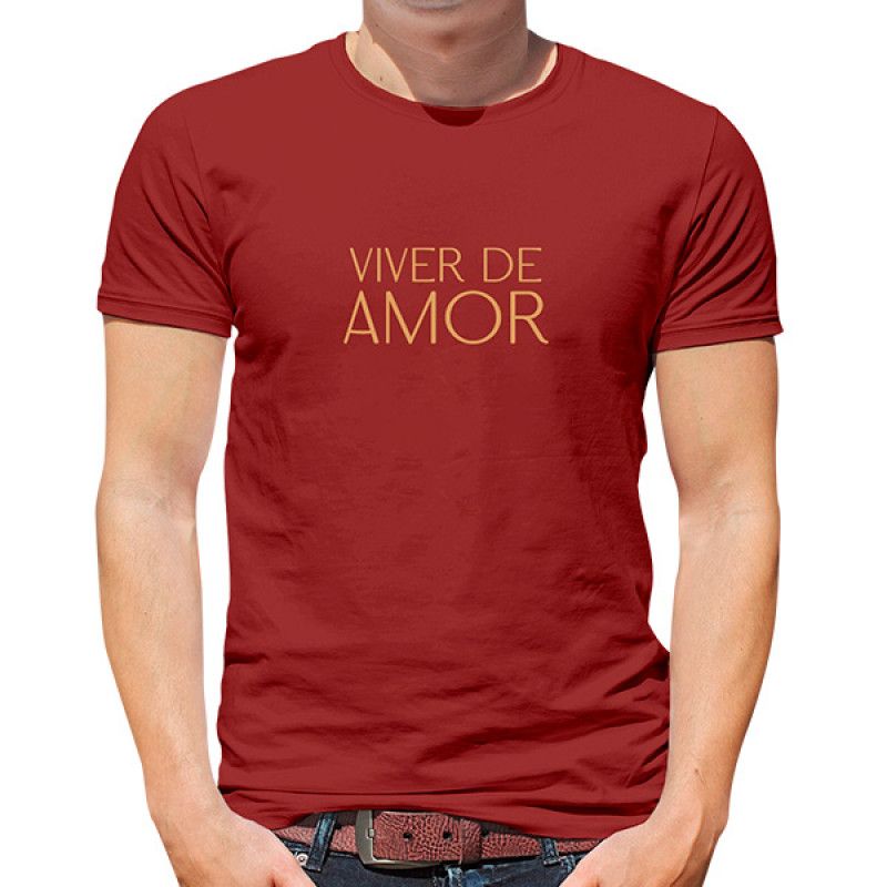 Camisa Unissex Viver de Amor - Santa Teresinha