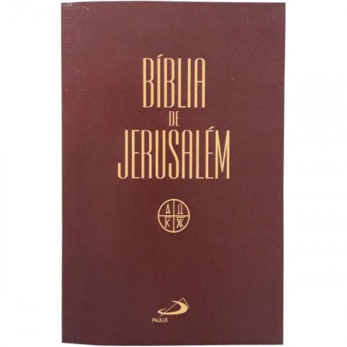 Bíblia de Jerusalém - Média Cristal Capa