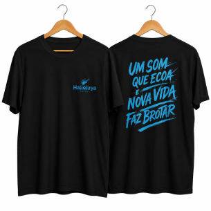 Pré venda | Camisa Halleluya Oversized - Preto