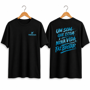 Pré venda | Camisa Halleluya Oversized - Preto