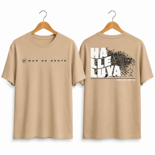 Pré venda | Camisa Oversized Halleluya - Mar de gente