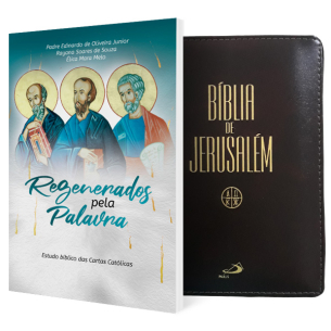 Regenerados + Bíblia Jerusalém Zíper