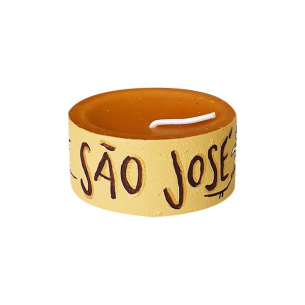 Vela São José Providenciai 3cm - Amarela