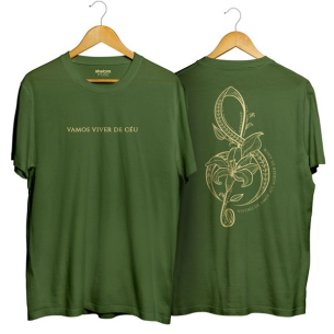 Camisa Unissex Vamos Viver de Céu - Verde