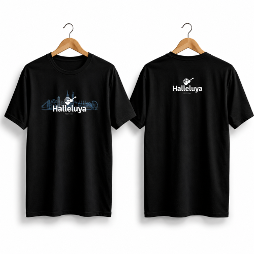 Pré venda | Camisa Halleluya Fortaleza – Preta