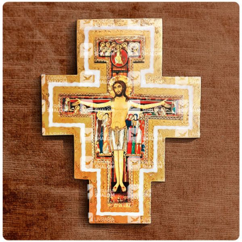 Cruz de São Damião em AF - 45x35