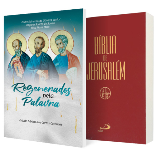 Regenerados + Bíblia de Jerusalém Capa Cristal