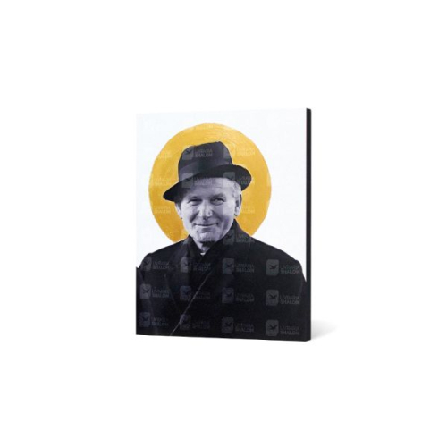 Ícone São João Paulo II - Gold