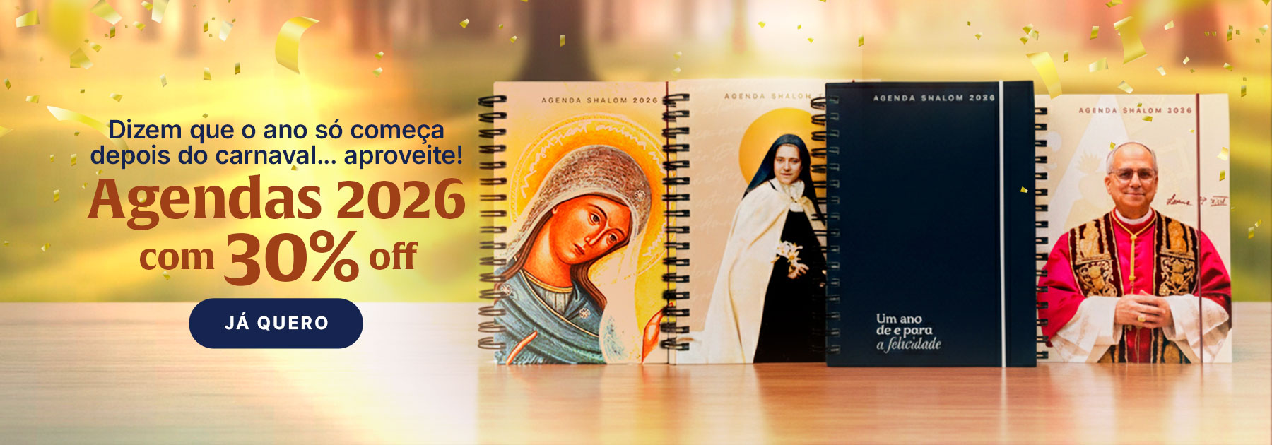 Agenda 2026 com 30%OFF